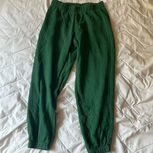 Lazypants green sweat pants